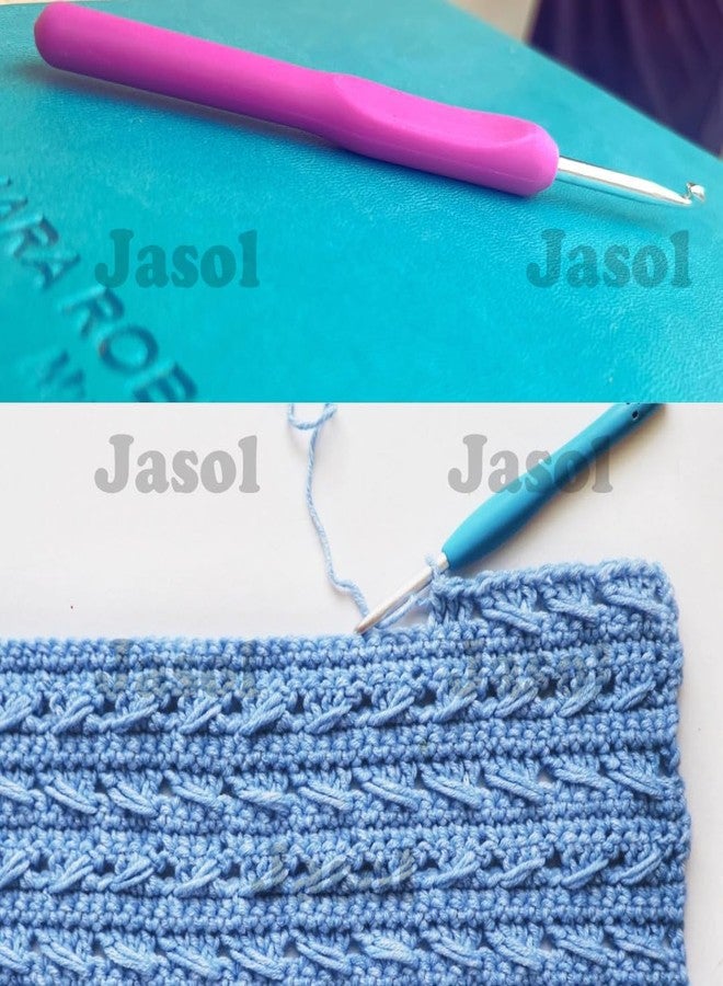 Jasol Tatting Shuttles Waving Knitting Sewing Shuttles Tools Kit with Thread Cutter Plastic Needle 1 Crochet Hooks for Crafts DIY (Mixed Color) Tatting Shuttle Kit - Image 2